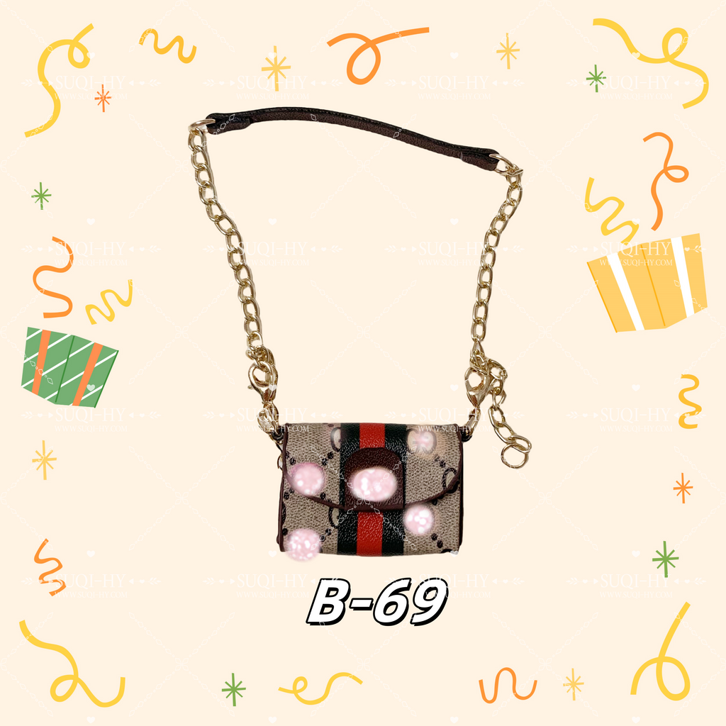 17cm Enamelled Rubber Plush Doll Clothes, Backpack and Glasses - Compatible with v1, v2, v3