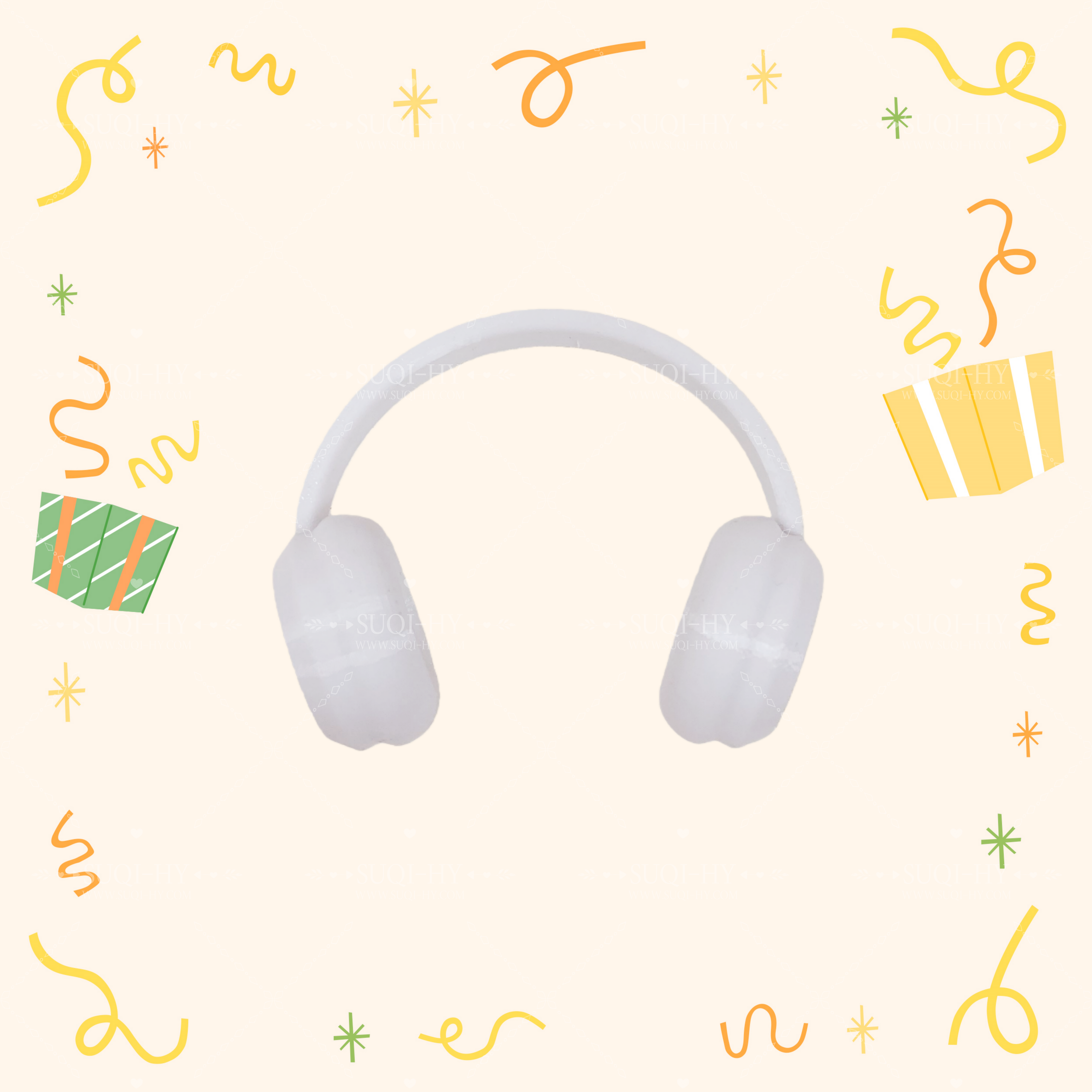 17cm Enamelled Rubber Plush Doll Clothes, Backpack and Glasses - Compatible with v1, v2, v3