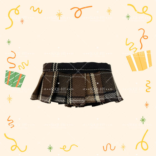 A versatile short pleated skirt with multiple colors that looks great when paired with T-shirts, shirts, sweaters, and outerwear. Suitable for LBB sizes up to 17cm LBB