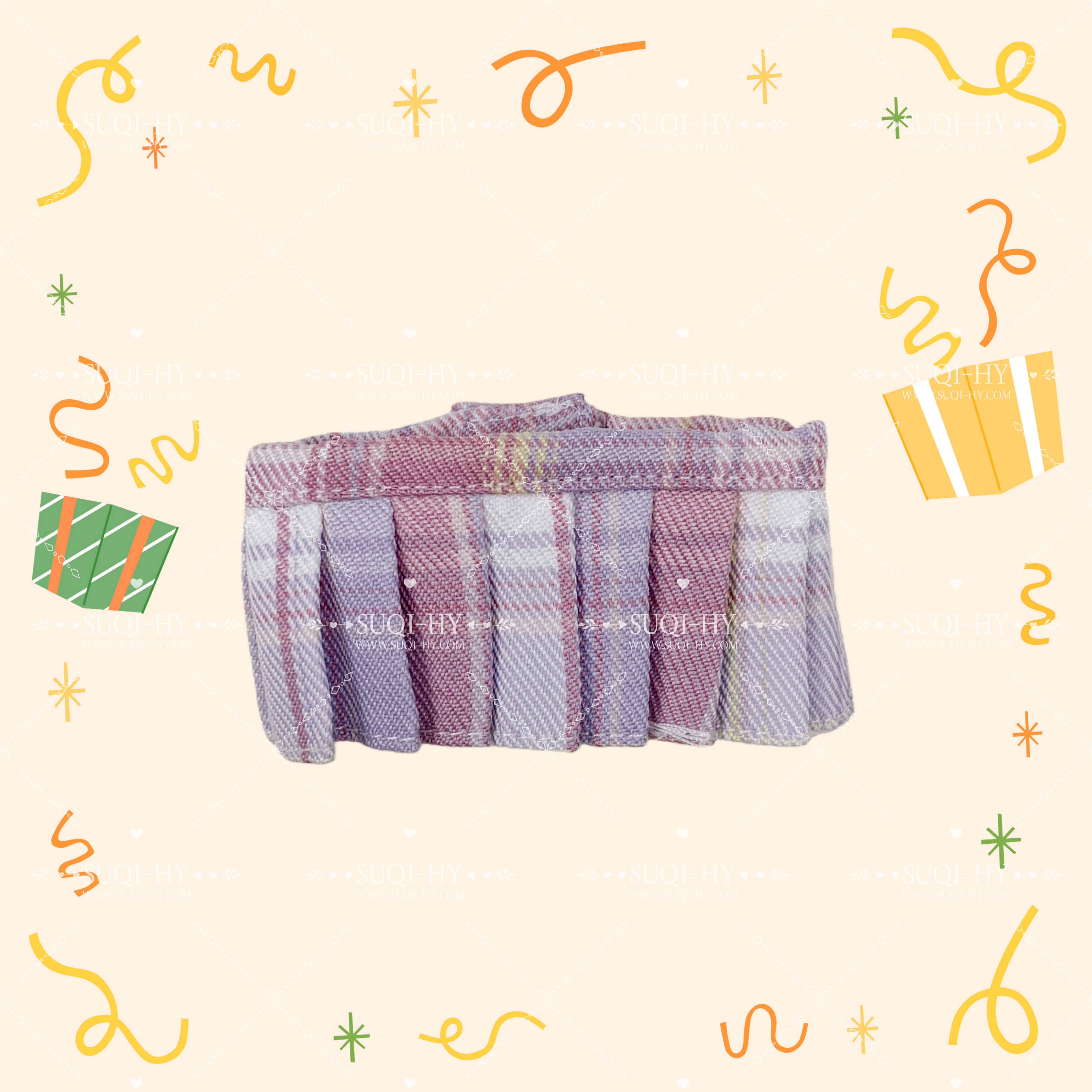 A versatile short pleated skirt with multiple colors that looks great when paired with T-shirts, shirts, sweaters, and outerwear. Suitable for LBB sizes up to 17cm LBB