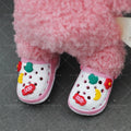 Crocs suitable for 17cm dolls and 6-division BJD like baoao, with charms for DIY decoration
