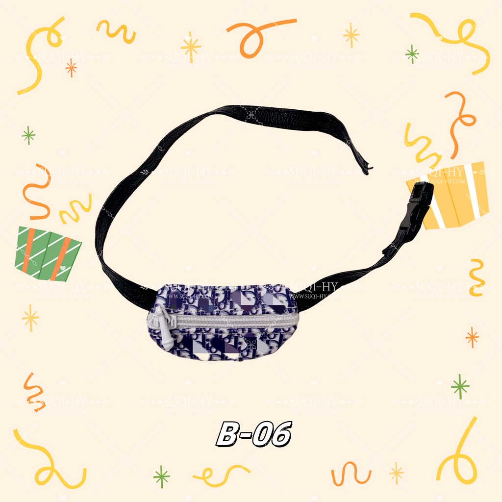 Crossbody bag for 17cm dolls like cotton dolls, suitable for Lafufu