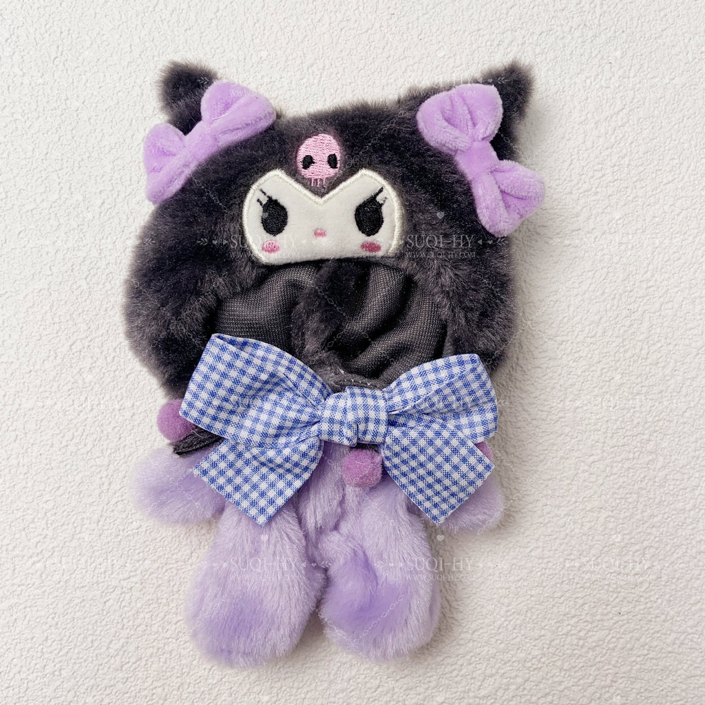 Cute plush HK /KUKU set,Other SanSanr character clothing suitable for 17cm lafufu