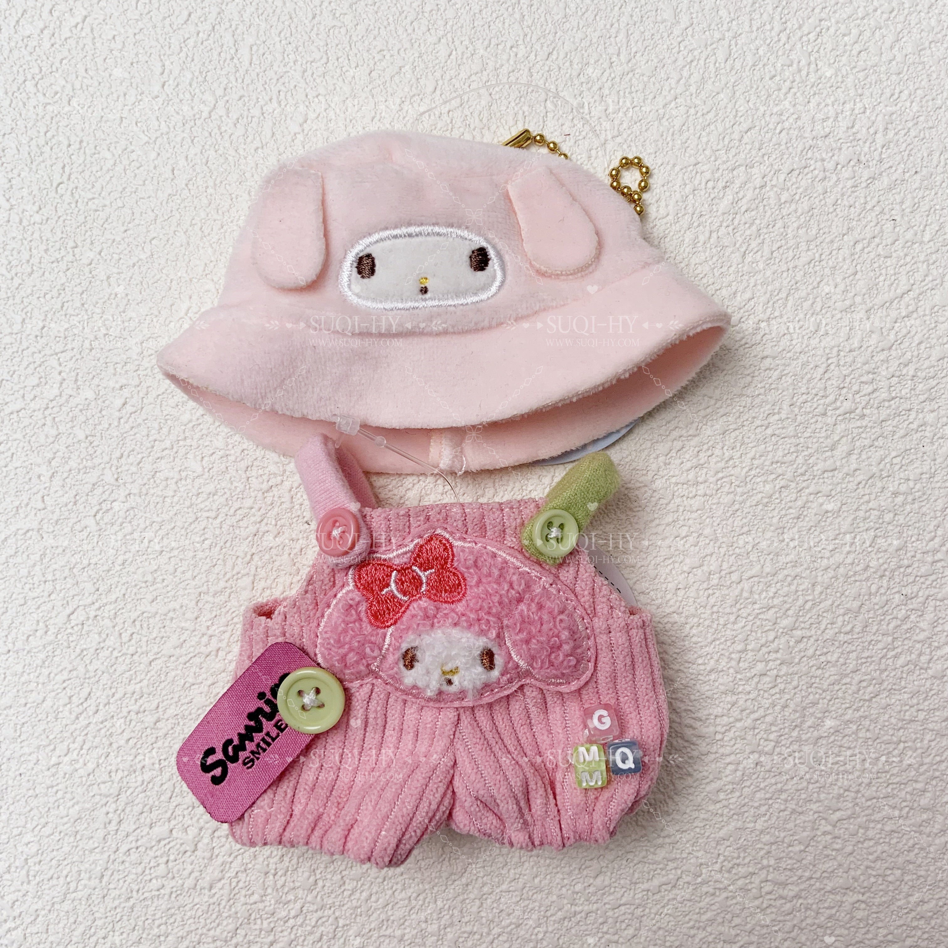 Cute plush HK /KUKU set,Other SanSanr character clothing suitable for 17cm lafufu