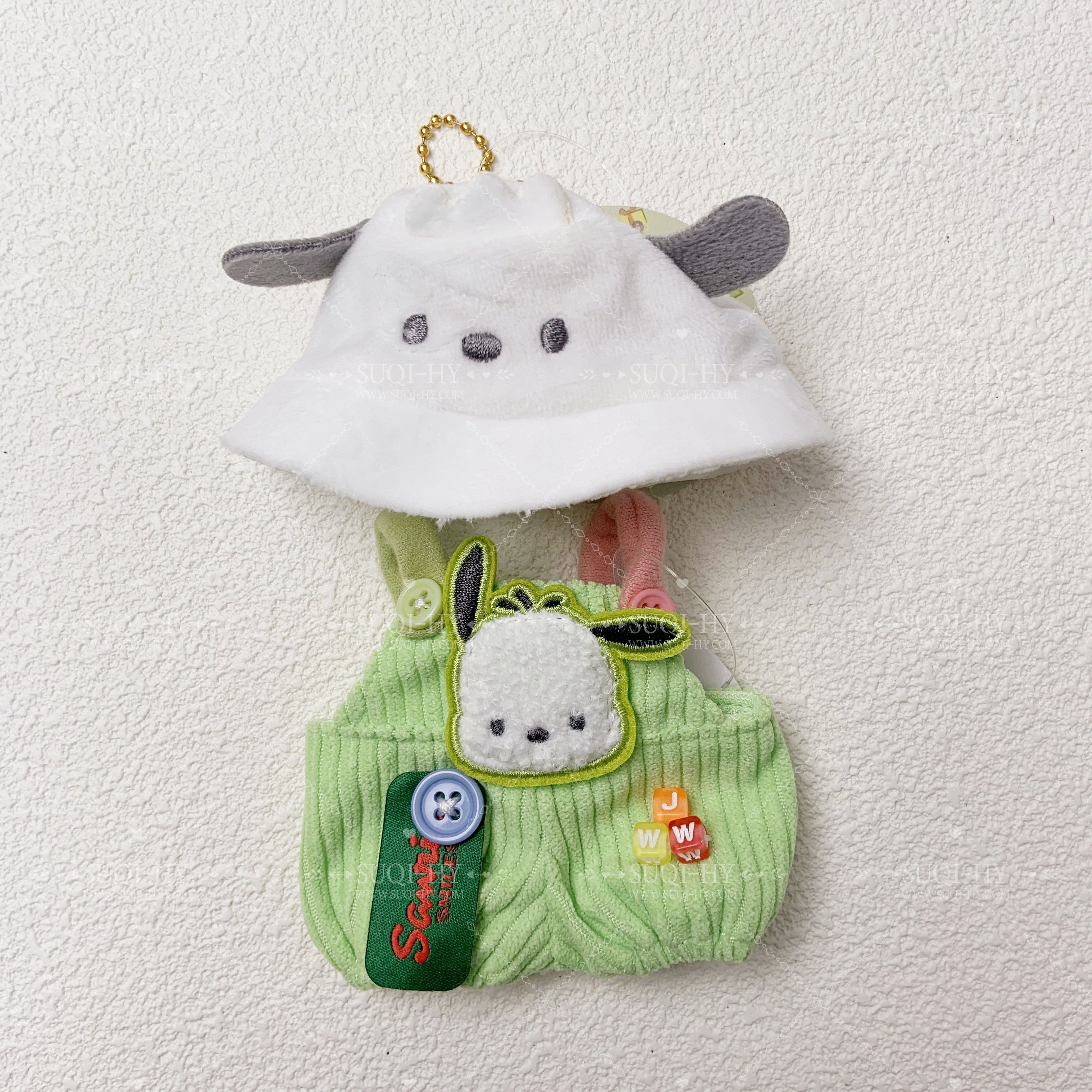 Cute plush HK /KUKU set,Other SanSanr character clothing suitable for 17cm lafufu