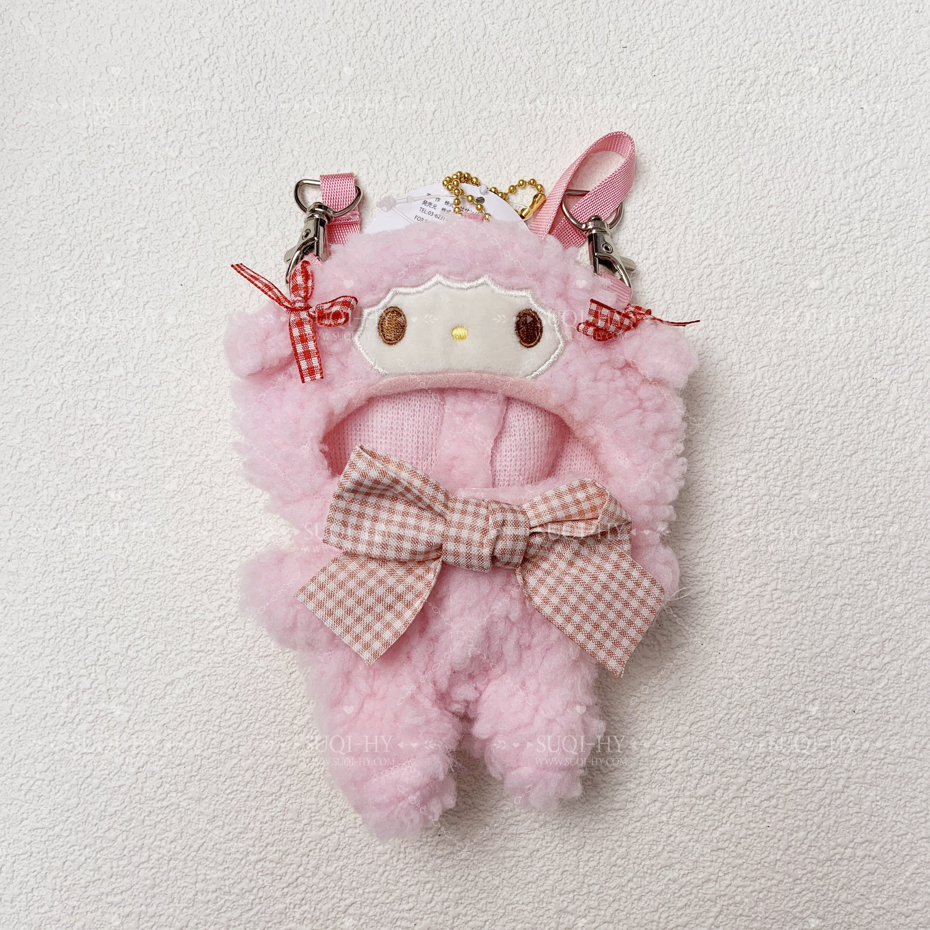 Cute plush HK /KUKU set,Other SanSanr character clothing suitable for 17cm lafufu